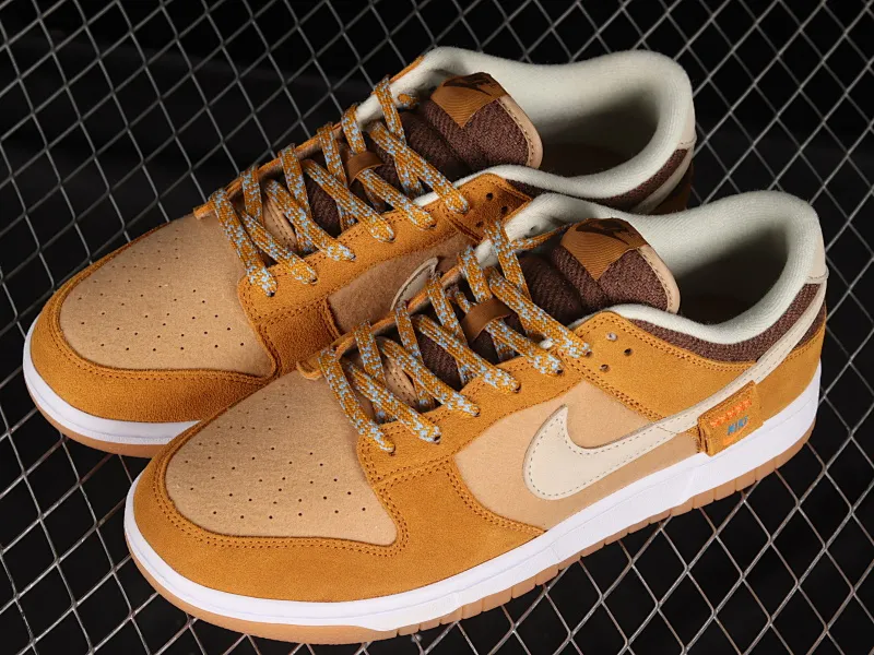 All categories Nk SB Dunk series Nk SB Dunk Low low-top sneakers F version Nk Dunk Low Bear joint name wheat color SB low-top sports and leisure sneakers DZ5350-288